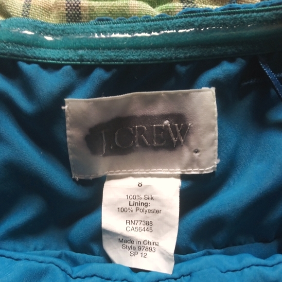J. Crew 'Juliet' Silk Dress in Teal - Picture 5 of 6